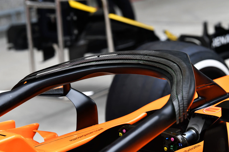 McLaren MCL33 halo detail