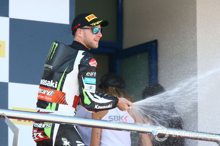 Podium: Jonathan Rea, Kawasaki Racing