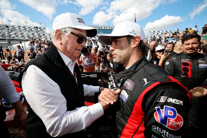 #7 Porsche Penske Motorsport Porsche 963: Felipe Nasr and Roger Penske