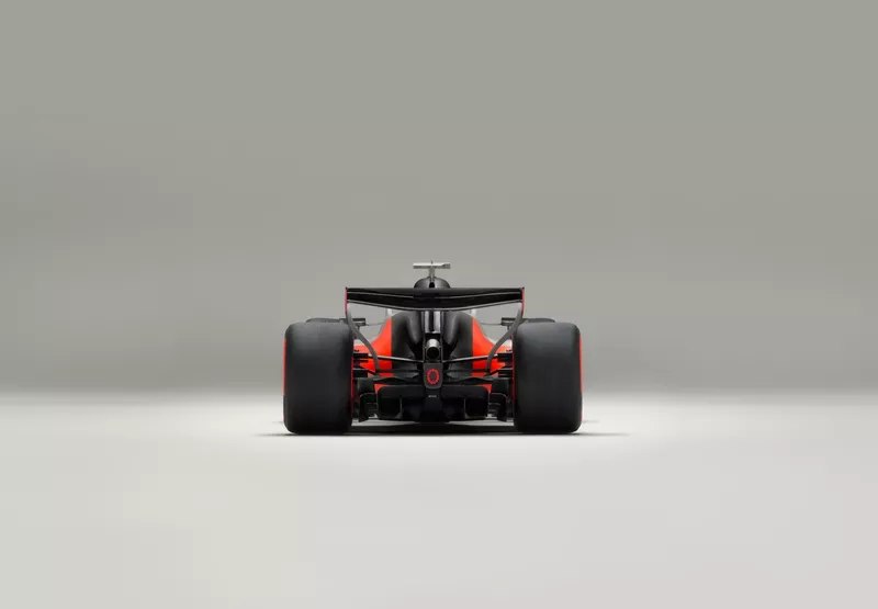 La livrée du concept RS26 de l'Audi F1 Team