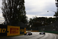 Sergio Pérez, Force India VJM10, Pascal Wehrlein, Sauber C36