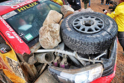 #301 Toyota Gazoo Racing, Toyota: Nasser Al-Attiyah, Matthieu Baumel nach dem Crash