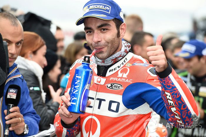 Second place Danilo Petrucci, Pramac Racing