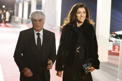 Bernie Ecclestone y esposa Fabiana Flosi