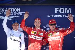 Sebastian Vettel, Ferrari, Kimi Raikkonen, Ferrari, Valtteri Bottas, Mercedes AMG F1