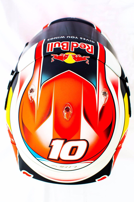 Helm von Pierre Gasly, Scuderia Toro Rosso