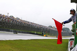 Rote Flagge: Rennabbruch