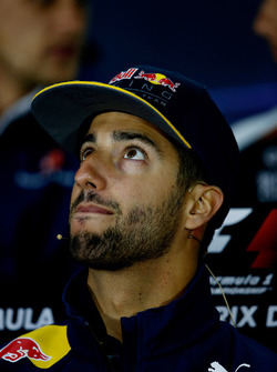 Daniel Ricciardo, Red Bull Racing en la Conferencia de prensa de pilotos