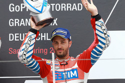 Podium: derde plaats Andrea Dovizioso, Ducati Team