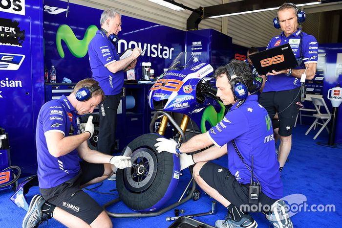 Área del equipo Yamaha