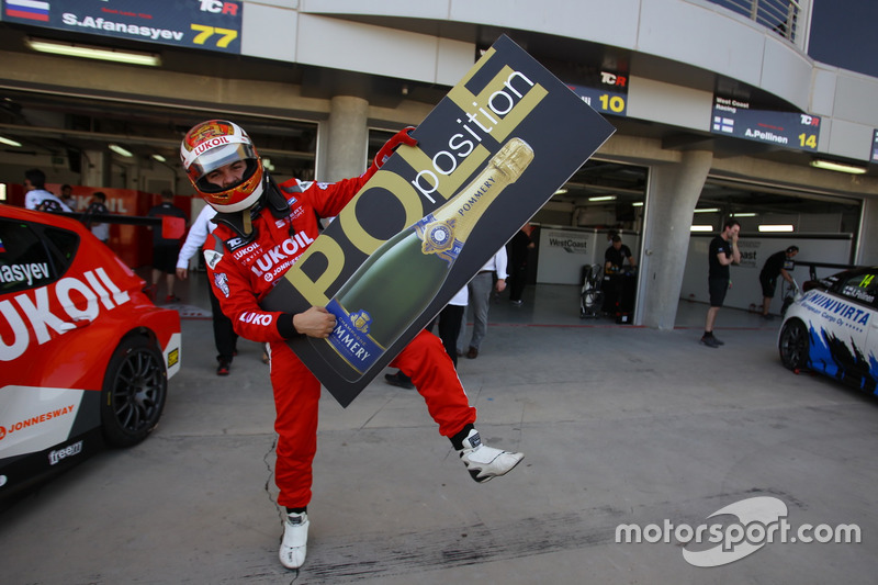 Pole postion pour Sergey Afanasyev, Team Craft-Bamboo, Seat León TCR