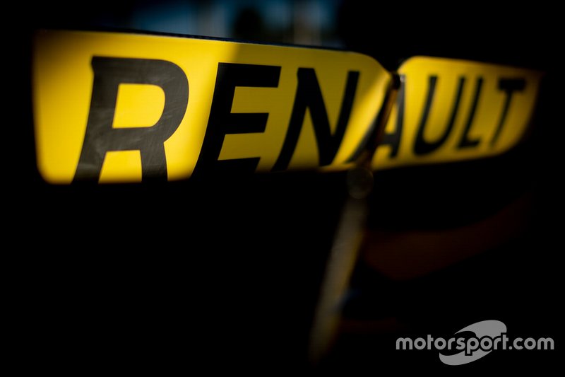 Renault F1 Team R.S.19, detalle del logotipo de Renault