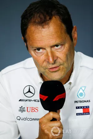 Aldo Costa, Engineering Director, Mercedes AMG, in the Press Conference