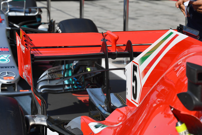 Ferrari SF71H, заднє антикрило