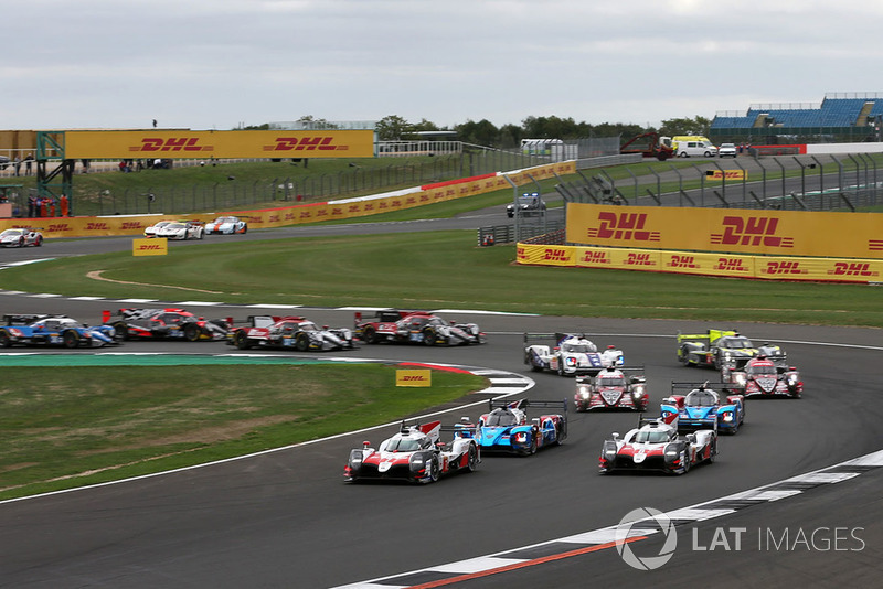La partenza della 6 Ore di Silverstone