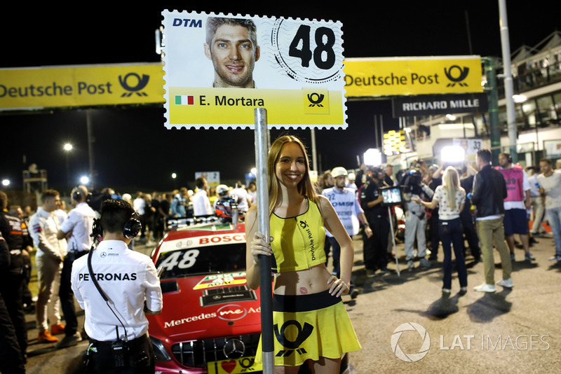 La grid girl di Edoardo Mortara, Mercedes-AMG Team HWA