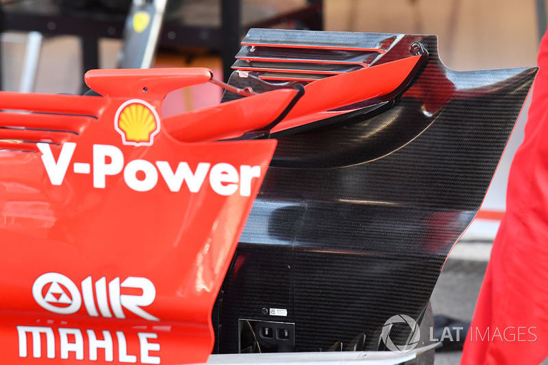 Ferrari SF71H rear wing detail