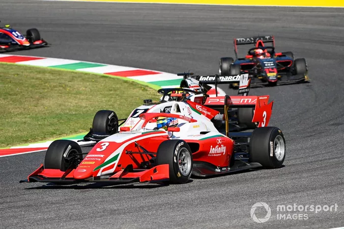 Logan Sargeant, Prema Racing, Theo Pourchaire, ART Grand Prix e Enzo Fittipaldi, HWA Racelab 