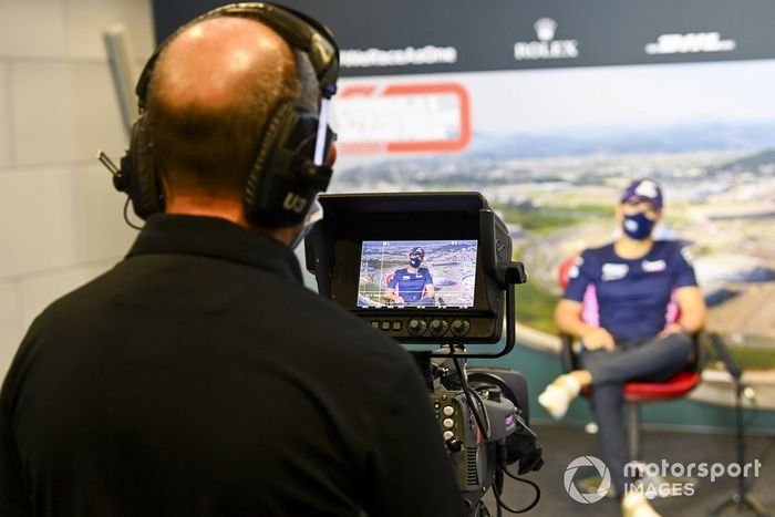 Sergio Pérez, Racing Point en la conferenci de prensa