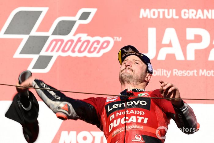 Podio: ganador Jack Miller, Ducati Team