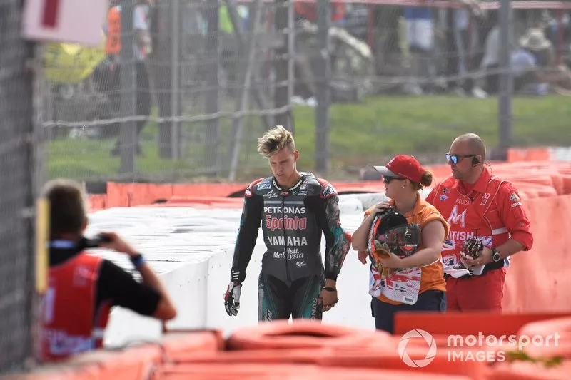 Fabio Quartararo, Petronas Yamaha SRT después del accidente