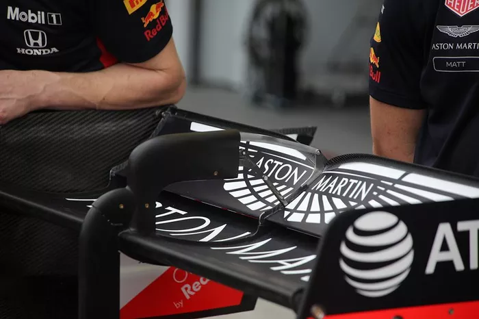 Red Bull Racing RB15 rear wing detail