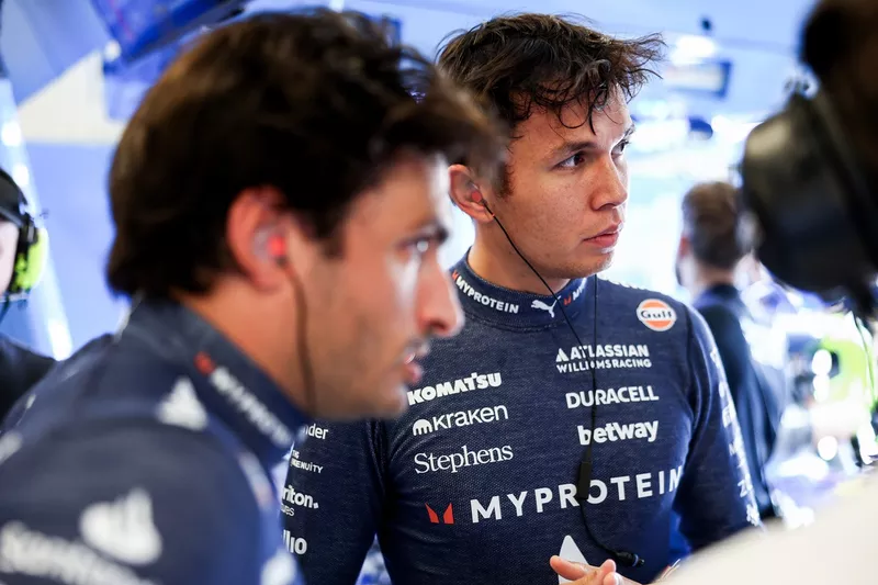 Alexander Albon, Williams, Carlos Sainz, Williams