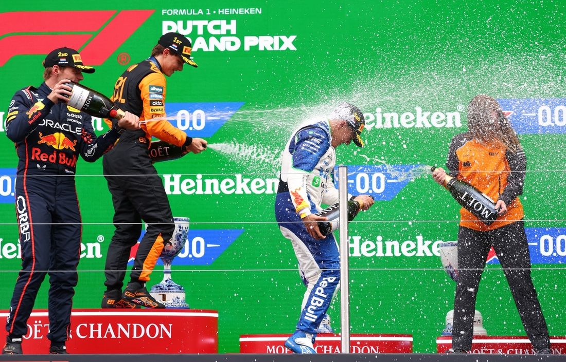 Oscar Piastri, McLaren, Max Verstappen, Red Bull Racing, Isack Hadjar, Racing Bulls Team