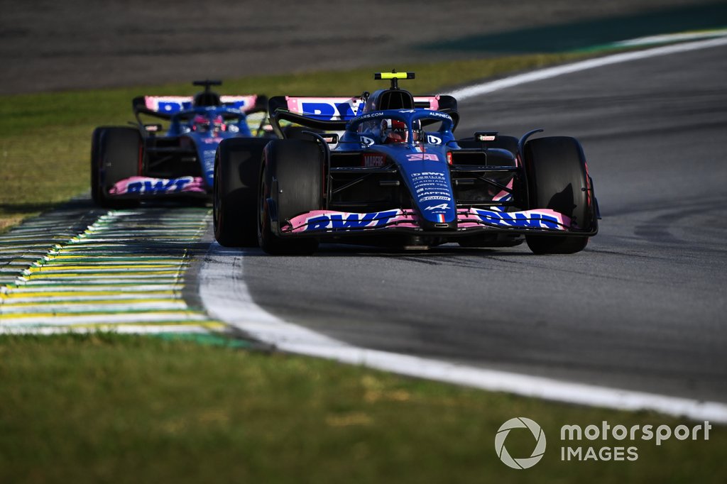 Esteban Ocon, Alpine A522, Fernando Alonso