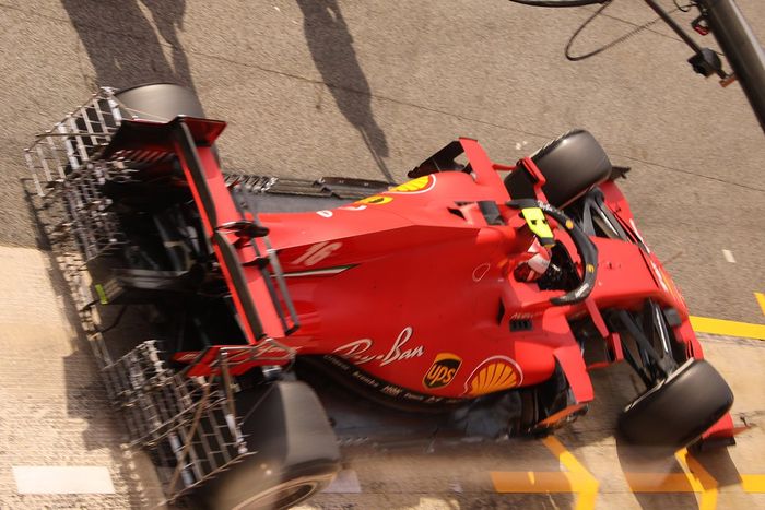 Detalle trasero del Ferrari SF1000