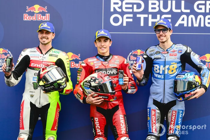 Marc Marquez, Ducati Team, Fabio Di Giannantonio, VR46 Racing Team, Alex Marquez, Gresini Racing