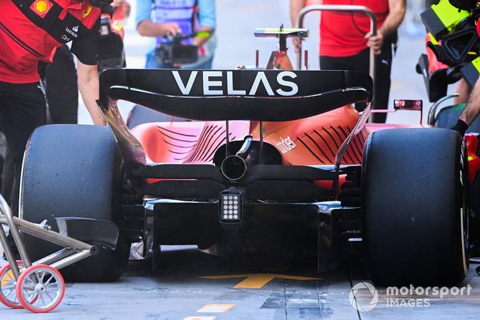 Ferrari F1-75 difusor