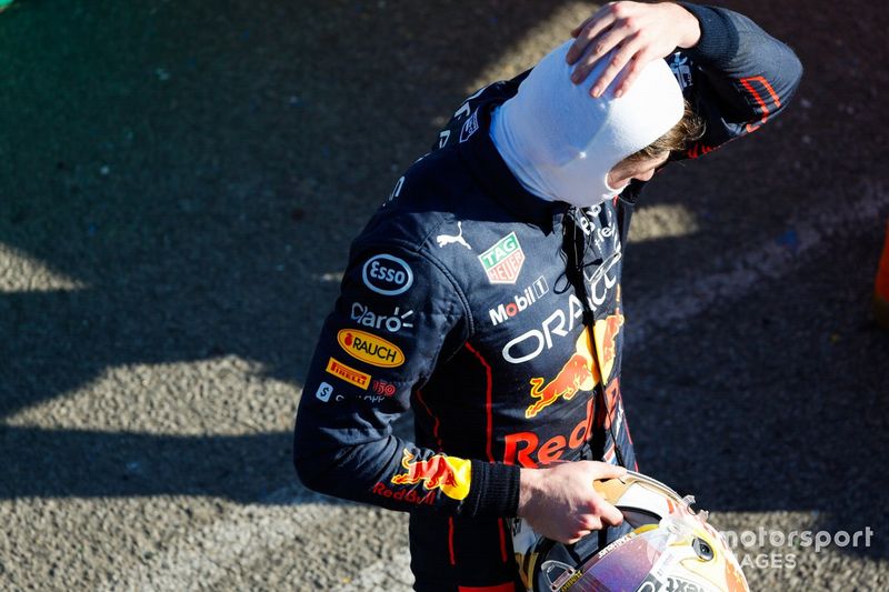Max Verstappen, Red Bull Racing, tras retirarse de la carrera