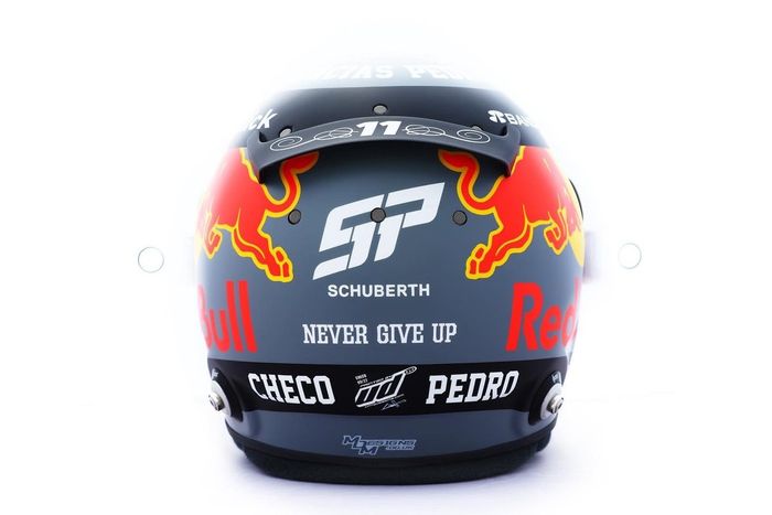 Casco de Sergio Pérez, Red Bull Racing 