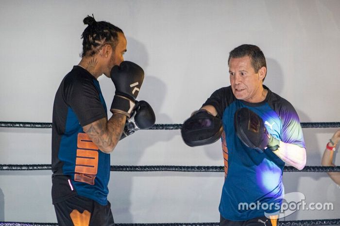 Lewis Hamilton, Mercedes y Julio César Chávez, excampeón mundial de boxeo