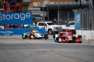 Marcus Ericsson, Chip Ganassi Racing Honda, Felix Rosenqvist, Arrow McLaren Chevrolet