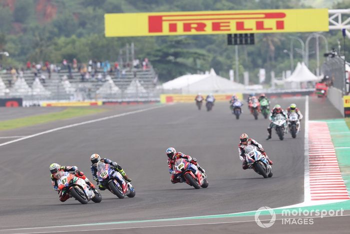 Axel Bassani, Motocorsa Racing, Andrea Locatelli, PATA Yamaha WorldSBK Team, Alvaro Bautista, Team HRC