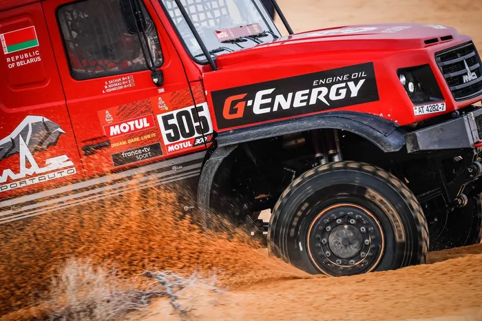 #505 Maz-Sportauto: Aliaksei Vishneuski, Maksim Novikau, Siarhei Sachuk
