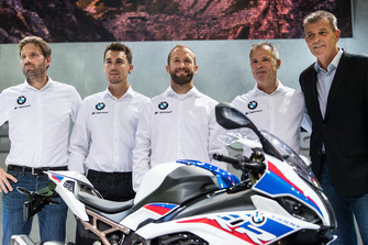 Marc Bongers, BMW Motorrad Motorsport Direktor, Markus Reiterberger, Tom Sykes, Shaun Muir, Teamchef, Dr. Markus Schramm, Leiter BMW Motorrad