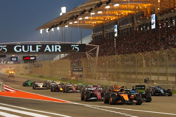 Charles Leclerc, Ferrari, Oscar Piastri, McLaren, George Russell, Mercedes