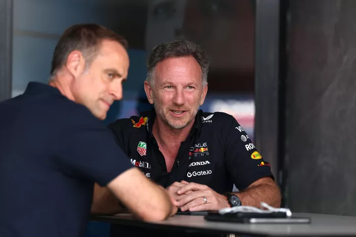 Oliver Mintzlaff, Managing director Red Bull GmbH, Christian Horner, Team Principal, Red Bull Racing