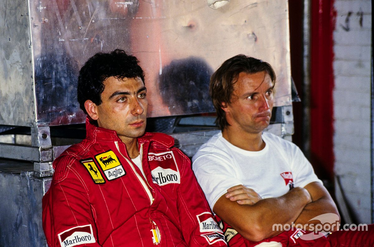 Aside from a brilliant drive from the back in Dallas, Arnoux was overshadowed by Alboreto in ’84, but never let it affect their relationship. 