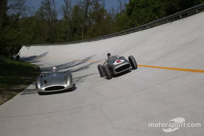 Lewis Hamilton et Sir Stirling Moss à Monza 