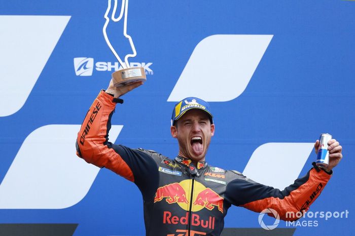 Podio: tercer lugar Pol Espargaró, Red Bull KTM Factory Racing