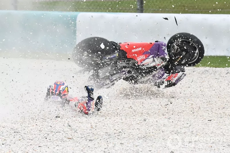 La caduta di Jorge Martin, Pramac Racing 