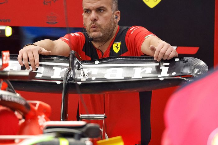 Ferrari SF-23 detalle trasero