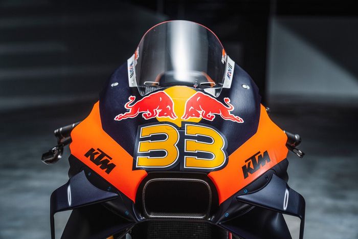 Detalle de la KTM RC16 de MotoGP 2023