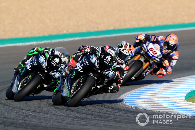 Jonathan Rea, Kawasaki Racing, Leon Haslam, Kawasaki Racing, Michael van der Mark, Pata Yamaha