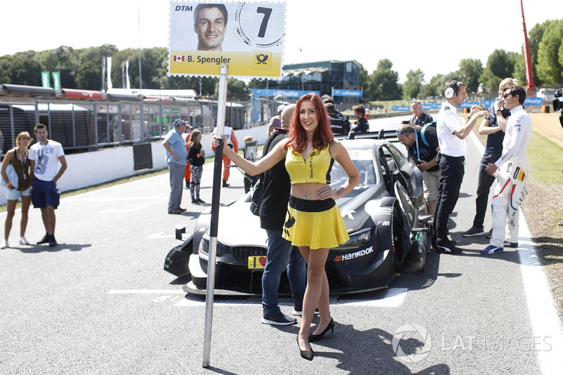 Grid girl of Bruno Spengler, BMW Team RBM