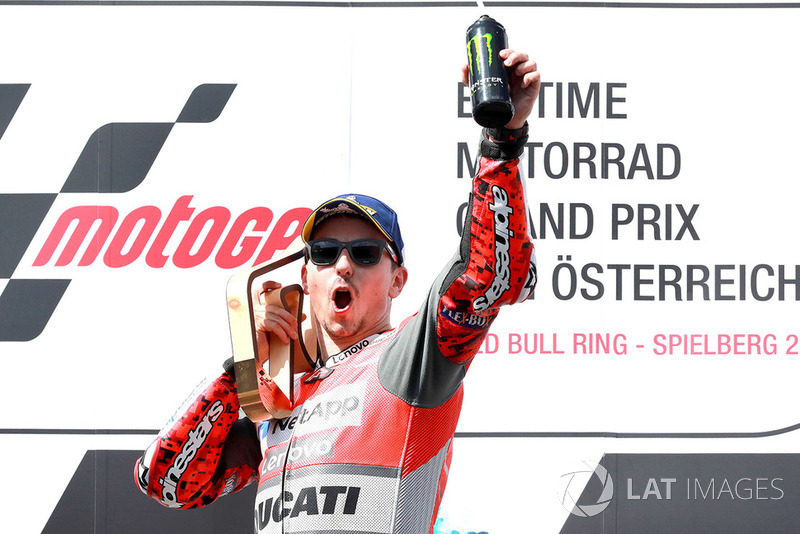 Ganador, Jorge Lorenzo, Ducati Team